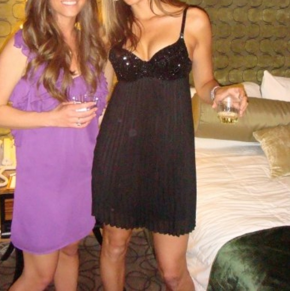 Black cocktail dress